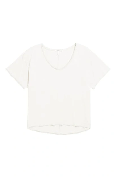 Shop Rag & Bone The Gaia Organic Pima Cotton T-shirt In White