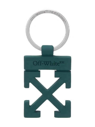 Shop Off-white Arrows Key Charm In Green