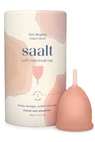 Shop Saalt Soft Menstrual Regular Cup - Desert Blush
