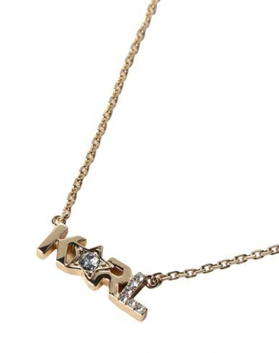 Shop Karl Lagerfeld Karl Star Box Set Woman Jewelry Set Gold Size - Brass, Swarovski Crystal