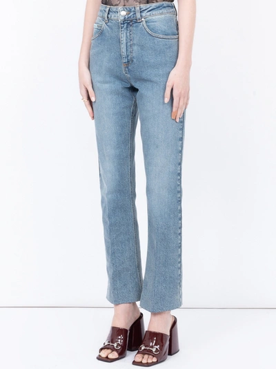 Shop Alexa Chung Straight Fit Jeans Blue