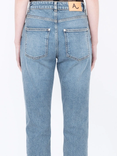 Shop Alexa Chung Straight Fit Jeans Blue