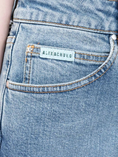 Shop Alexa Chung Straight Fit Jeans Blue