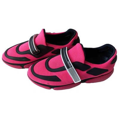 Pre-owned Prada Cloudbust Trainers In Pink