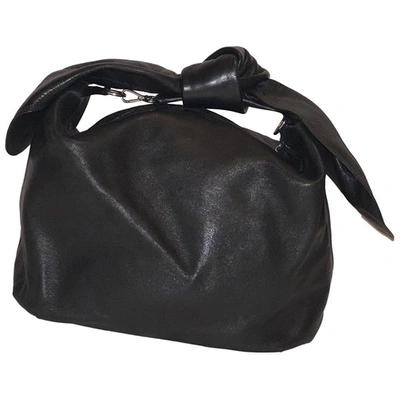Pre-owned Simone Rocha Leather Handbag In Black