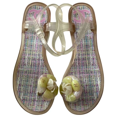 Pre-owned Chanel Sandals In Multicolour | ModeSens