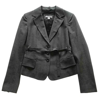 Pre-owned Marella Anthracite Wool Jacket