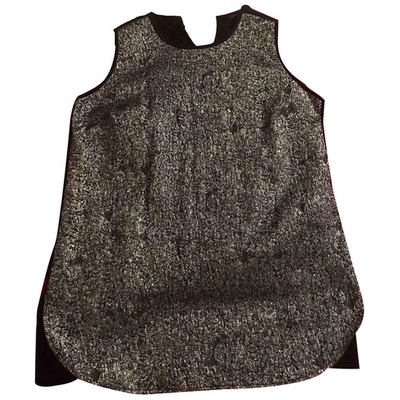 Pre-owned Tonello Vest In Silver