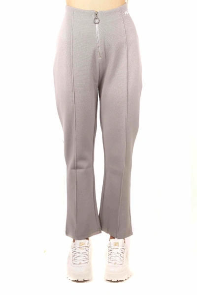 Shop Fila Taupe Cotton Bandend Pants