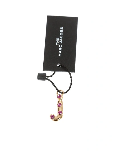 Shop Marc Jacobs The Bubbly J Charm In Gold Color