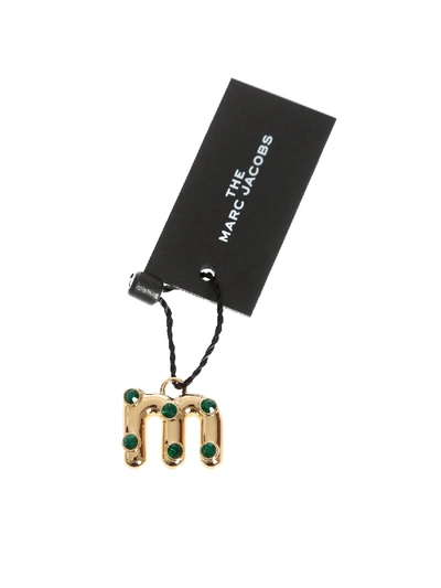 Shop Marc Jacobs The Bubbly M Charm In Gold Color