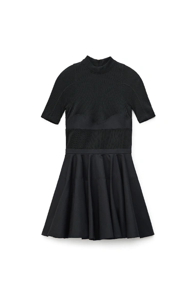 Shop Alexander Wang Fit + Flare Dress In Black