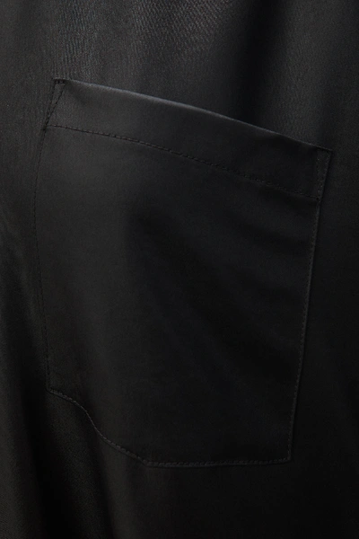 Shop Alexander Wang Wash + Go Wet Shine Dress In Black