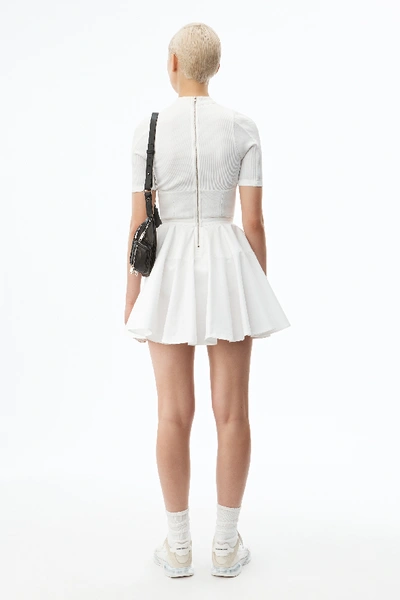 Shop Alexander Wang Fit + Flare Dress In White