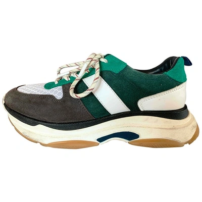 Pre-owned Ba&sh Trainers In Green