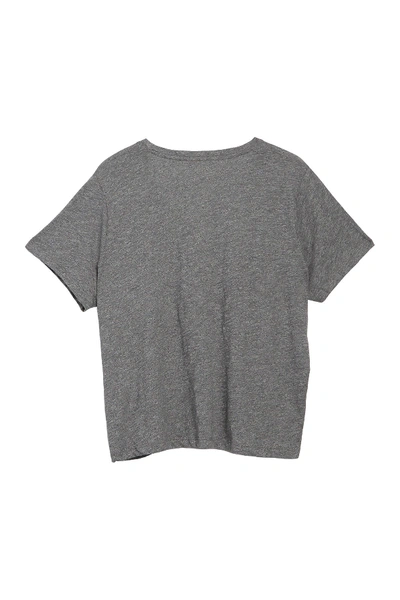 Shop Madewell V-neck Short Sleeve T-shirt In Hthr Mercury