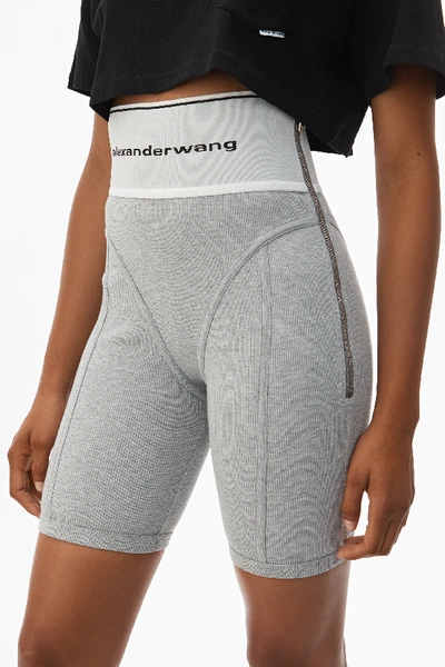 alexander wang lace biker shorts