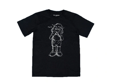 Pre-owned Kaws  Holiday Japan Sketch T-shirt Black