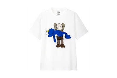 Pre-owned Kaws X Uniqlo Gone Tee (us Sizing) White