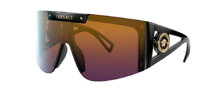 Shop Versace Woman Sunglasses Ve4393 In Dark Grey