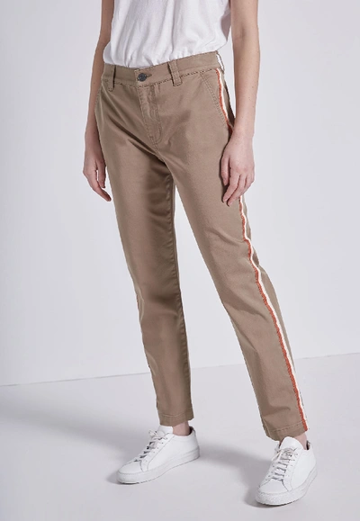 Shop Current Elliott The Side Stripe Confidant Pant - 30 / Beechwood