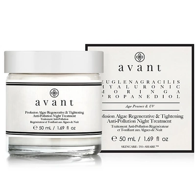 Shop Avant Skincare Profusion Algae Regenerative And Tightening Anti-pollution Night Treatment 50ml