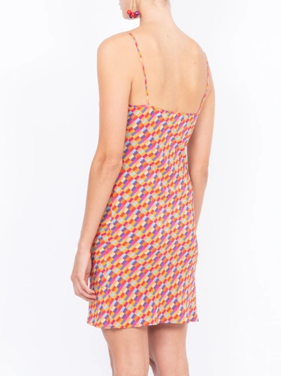 Shop Lhd Bright Checks Wynwood Slip Dress