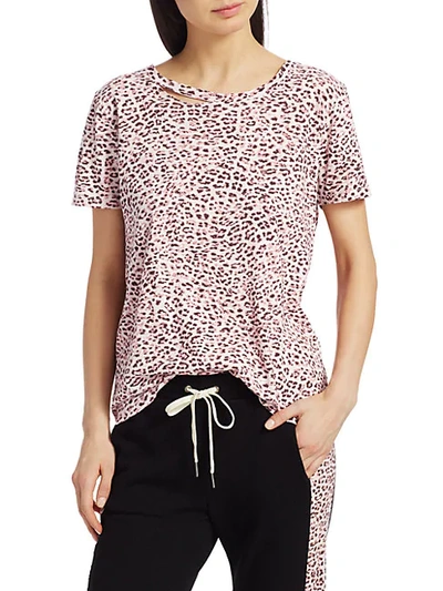 Shop N:philanthropy Women's Harlow Bff Leopard T-shirt In Blossom Leopard