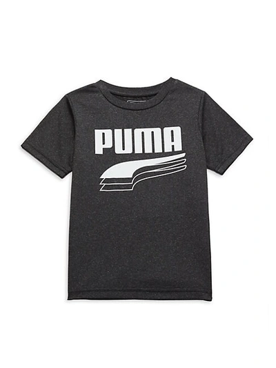 Shop Puma Little Boy's Rebel Bold T-shirt In Black Heather