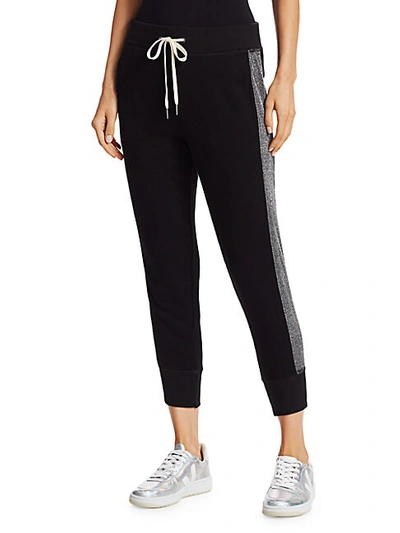 Shop N:philanthropy Barkley Cropped Joggers In Black