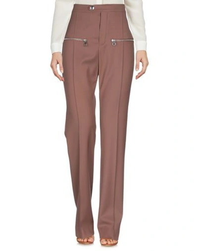 Shop Chloé Casual Pants In Cocoa