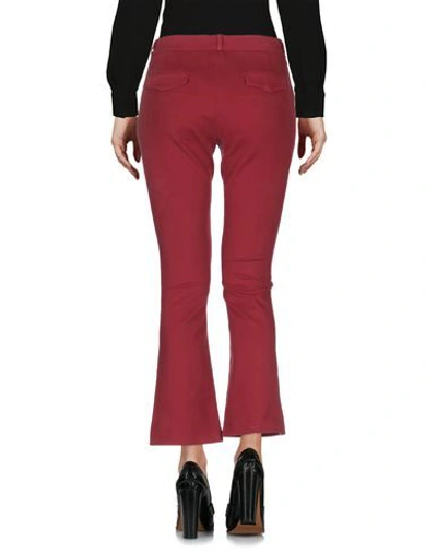 Shop Douuod Casual Pants In Red
