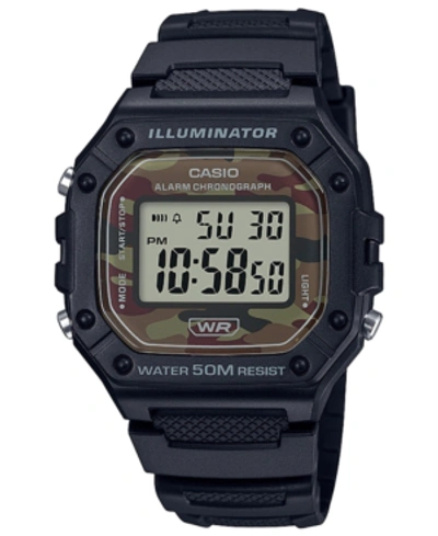 Shop Casio Men's Digital Black Resin Strap Watch 43.2mmx43.2mm In Brown