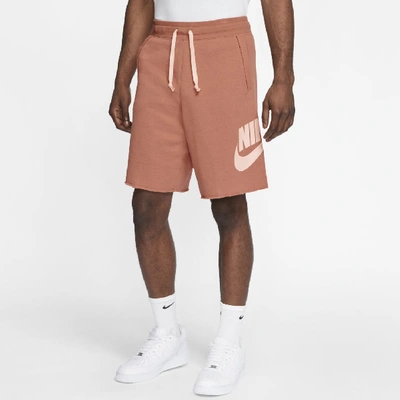 Shop Nike Sportswear Men's Shorts In Brown