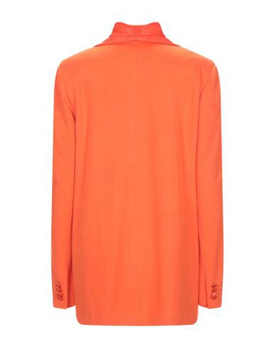 Shop Msgm Sartorial Jacket In Orange