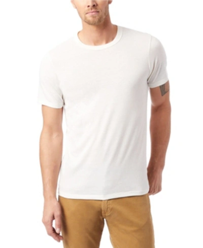 Shop Alternative Apparel Men's Jersey Crew T-shirt In Ivory