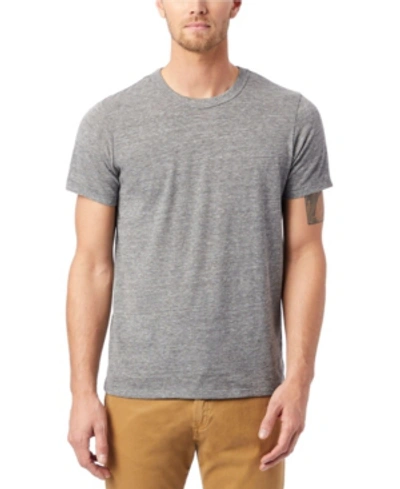 Shop Alternative Apparel Men's Jersey Crew T-shirt In Gray