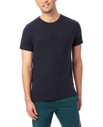 Shop Alternative Apparel Men's Jersey Crew T-shirt In Black