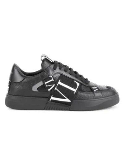 Shop Valentino Men's Vl7n Banded Sneakers In Black