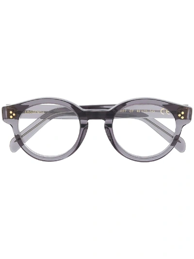 Shop Epos Garret Round-frame Glasses In Grey