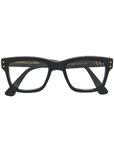 Shop Epos Square-frame Glasses In Black