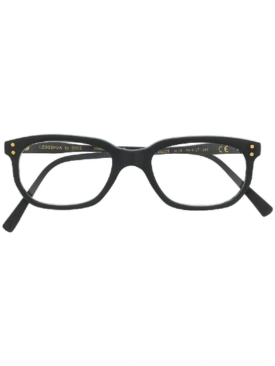 Shop Epos Erice Rectangular-frame Glasses In Black