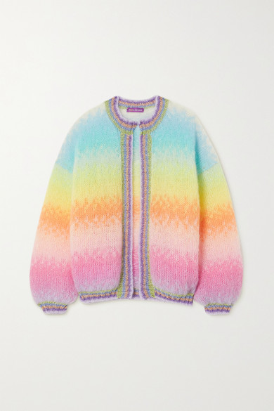rose carmine cardigan