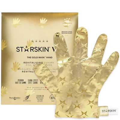 Shop Starskin Vip The Gold Mask Hand Revitalizing Luxury Foil Mask Gloves
