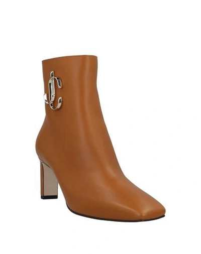 Shop Jimmy Choo Ankle Boots In Tan