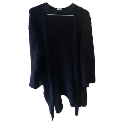 Pre-owned Lala Berlin Wool Cardi Coat In Black