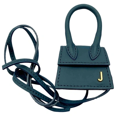 Pre-owned Jacquemus Le Petit Chiquito Navy Leather Handbag