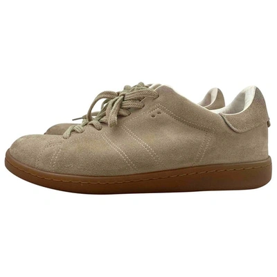 Pre-owned Isabel Marant Bart Khaki Suede Trainers