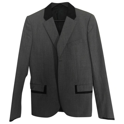 Pre-owned Balenciaga Grey Wool Jacket
