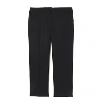 Pre-owned Givenchy Wool Straight Pants In Black